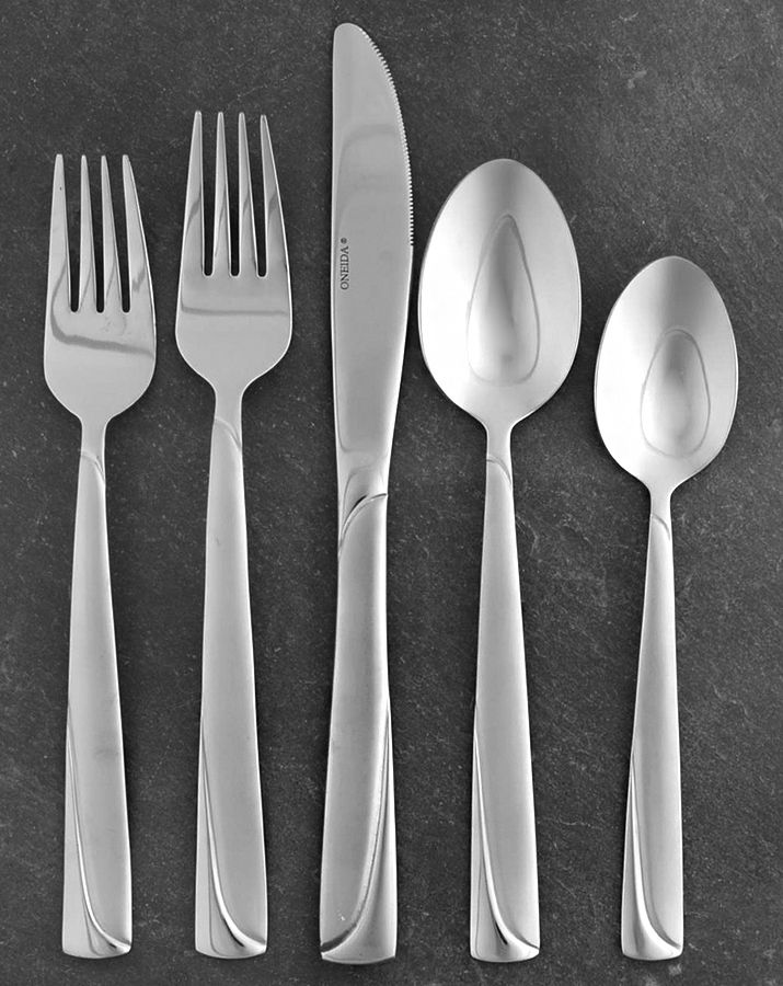 Madeline (Stainless) 5 Piece Place Setting by Oneida Silver-1