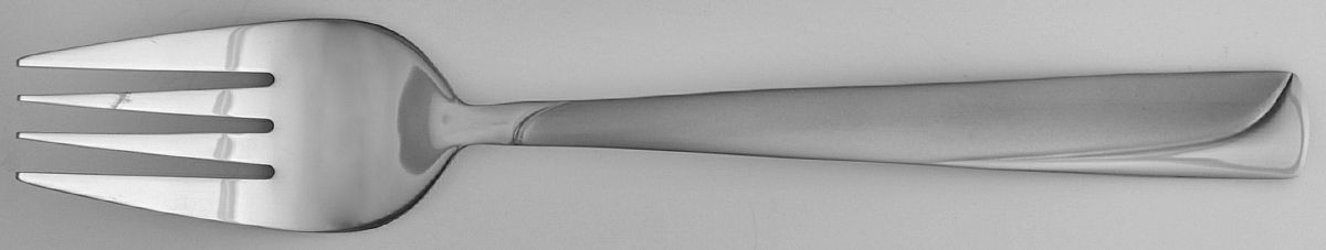 Madeline (Stainless) Medium Solid Cold Meat Serving Fork by Oneida Silver-1