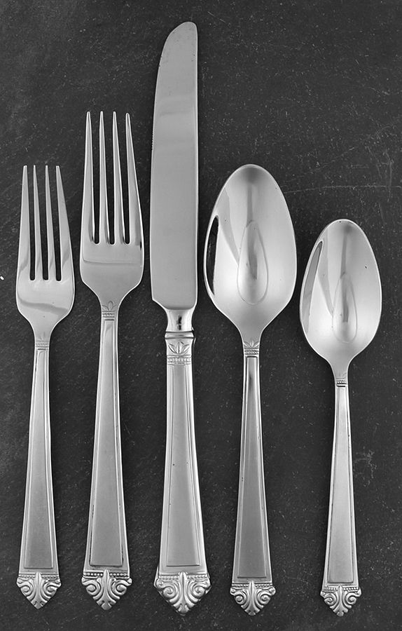 Augusta (Stainless) 5 Piece Place Setting by Oneida Silver-1