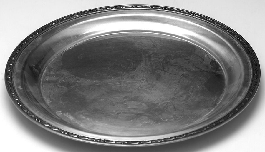 OHS362 (Stainless, Hollowware) Round Tray by Oneida Silver-1