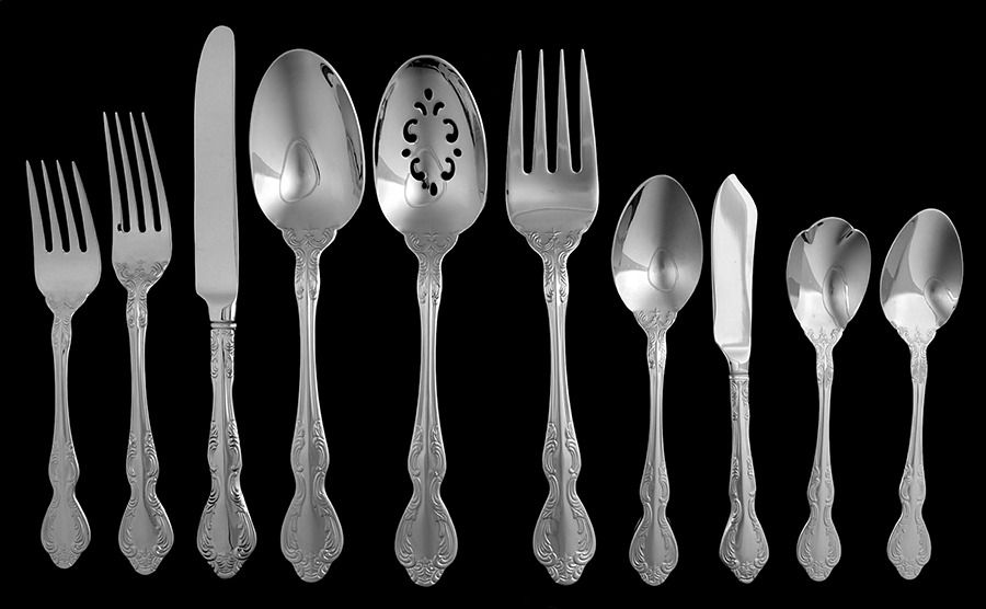 Mandolina (Stainless) 65 Piece Set by Oneida Silver-1