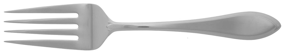 Astair (Stainless) Medium Solid Cold Meat Serving Fork by Oneida Silver-1