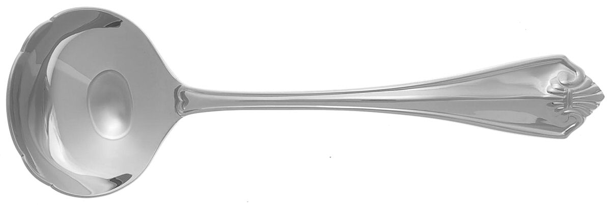 King James (Stainless) Solid Gravy Ladle by Oneida Silver-1