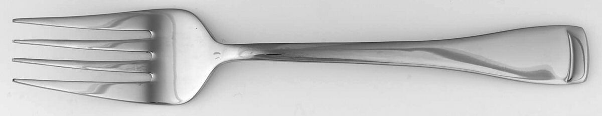 Surge (Stainless) Medium Solid Cold Meat Serving Fork by Oneida Silver-1