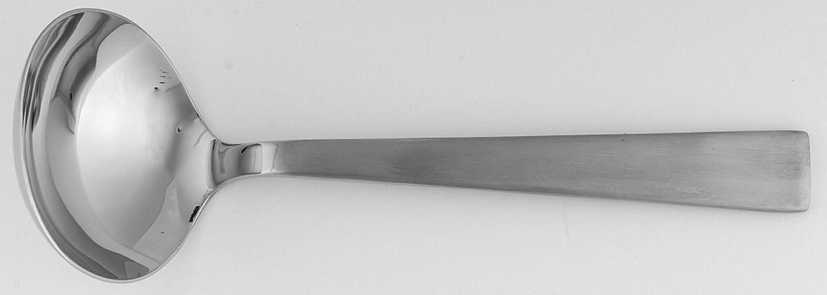 Arktos (Stainless) Solid Gravy Ladle by Oneida Silver-1