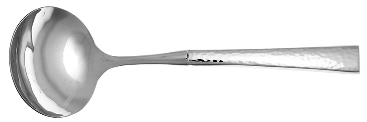 Cabria (Stainless) Gravy Ladle with No Spout Stainless Bowl HC by Oneida Silver-1