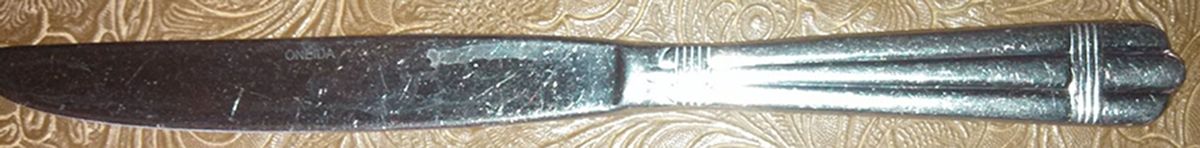Geneva Modern Solid Knife by Oneida Silver-1