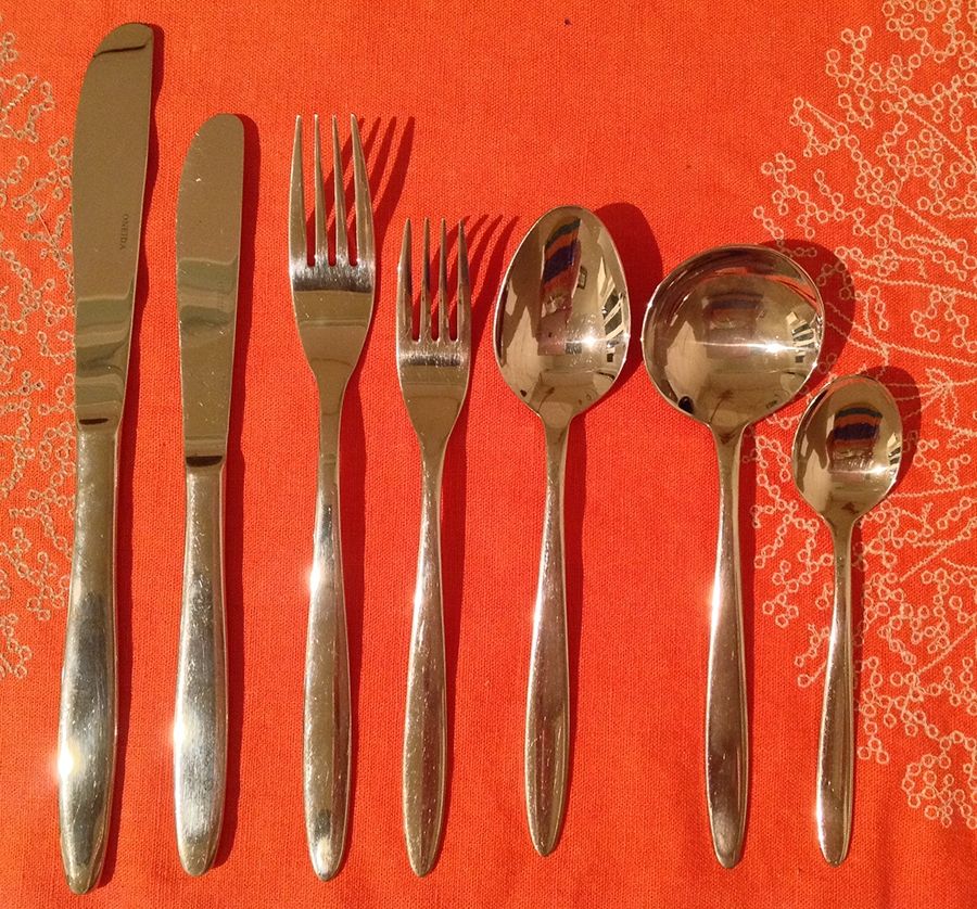 Kempton (Stainless) Demitasse Spoon by Oneida Silver-1