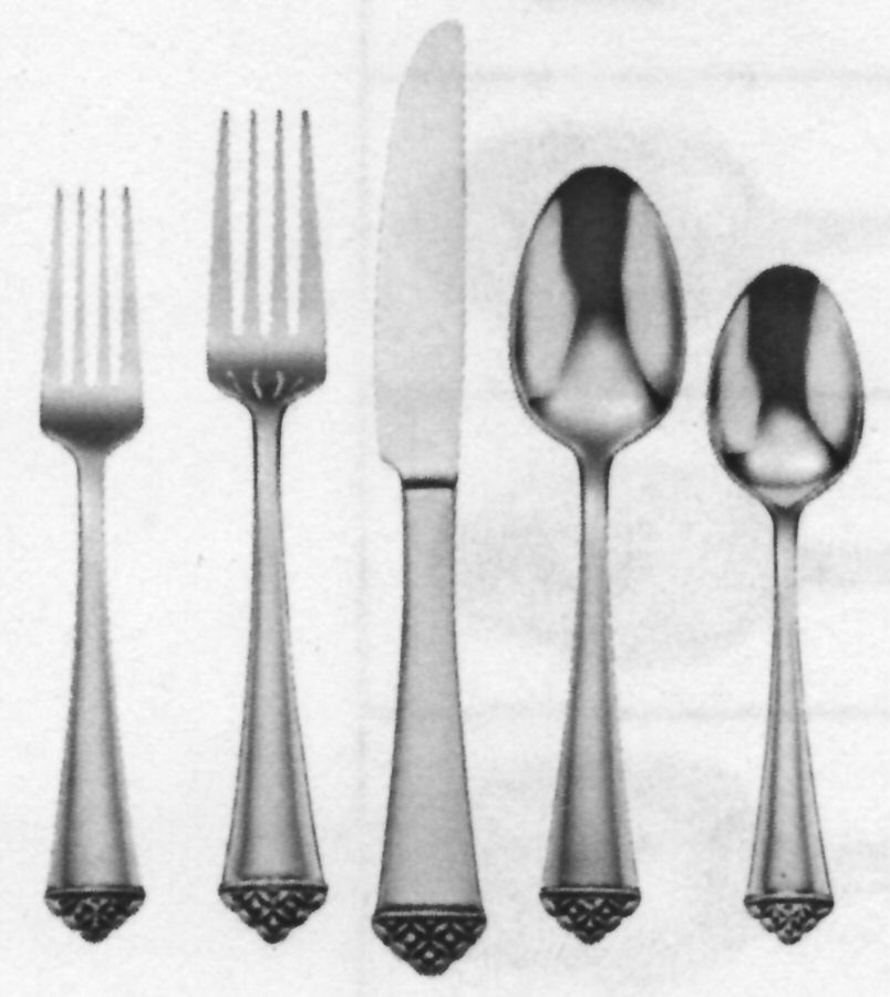 Fortress (Stainless) Fork by Oneida Silver-1