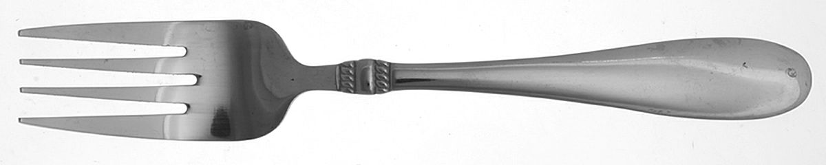 Avondale II(Stainless) Medium Solid Cold Meat Serving Fork by Oneida Silver-1