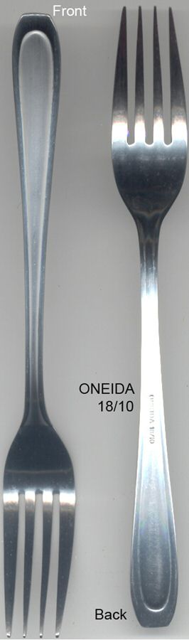 Ivory (Stainless) Fork by Oneida Silver-1