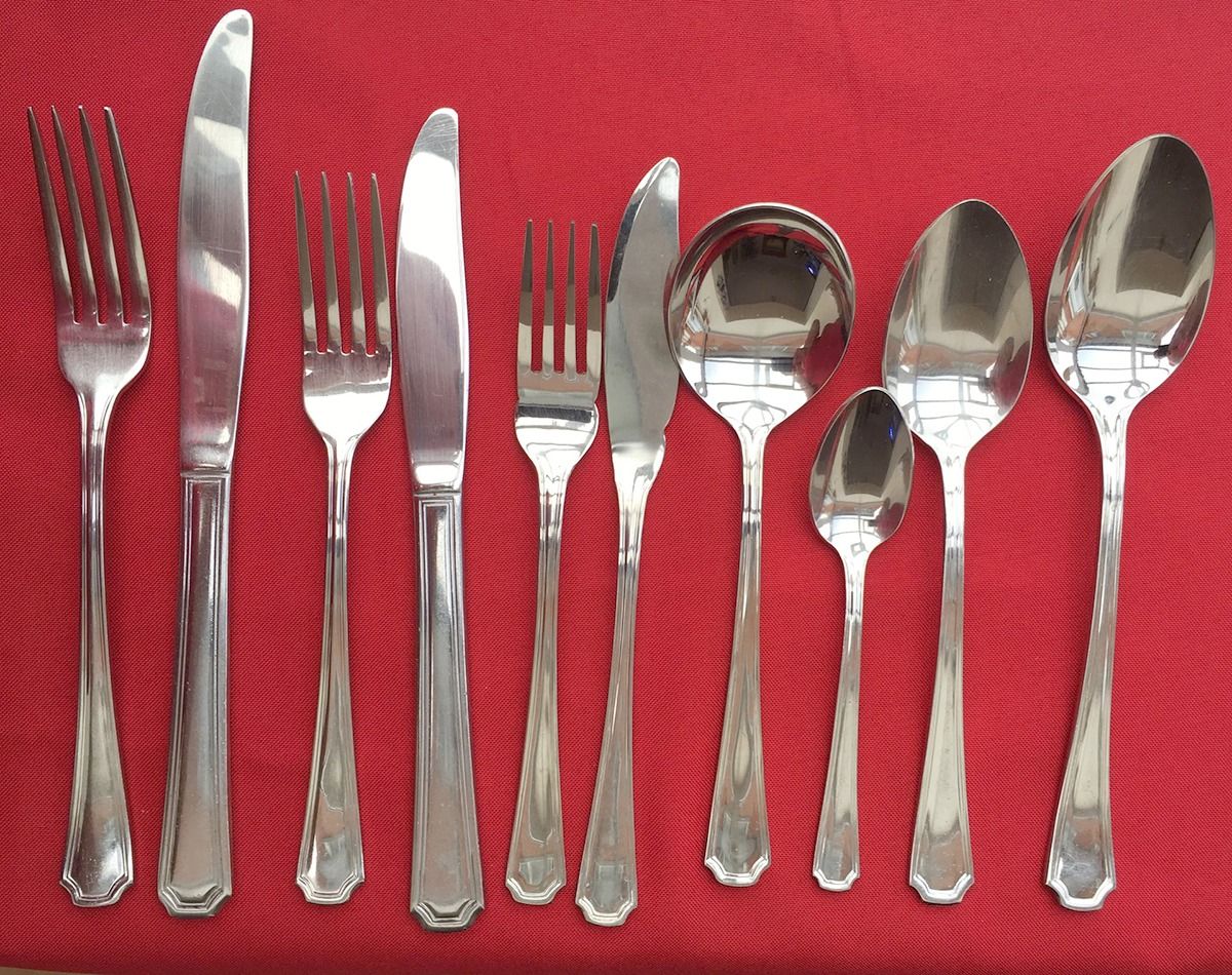 OHS381(Stainless) Tablespoon (Serving Spoon) by Oneida Silver-1