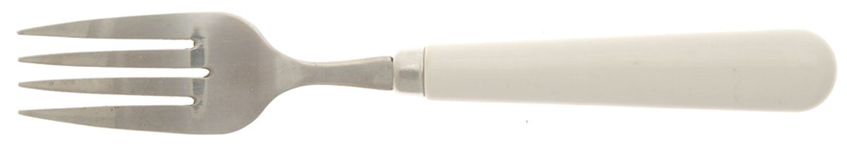Color Classics II-Pure White (Stainless) Individual Salad Fork by Oneida Silver-1