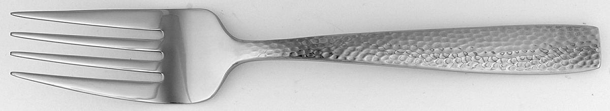 Illuma (Stainless) Medium Solid Cold Meat Serving Fork by Oneida Silver-1