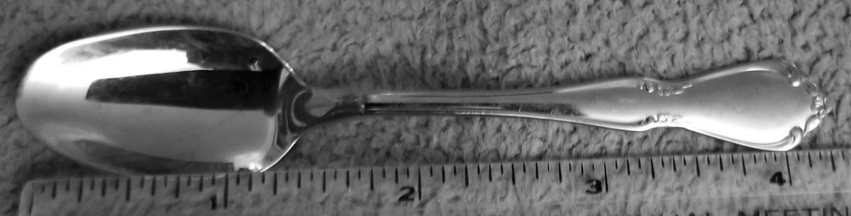 Chateau (Stainless, Frosted) Demitasse Spoon by Oneida Silver-1
