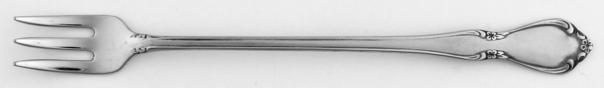 Chateau (Stainless, Frosted) Cocktail/Seafood Fork by Oneida Silver-1