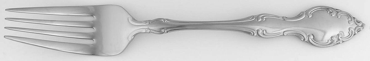 Mikayla (Stainless) Medium Solid Cold Meat Serving Fork by Oneida Silver-1