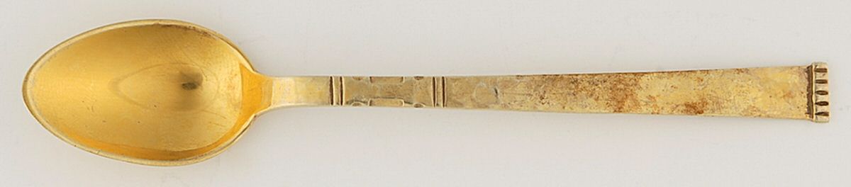 Karen (Sterling, Gold Vermeil, 1939) Demitasse Spoon by Old Newbury-1