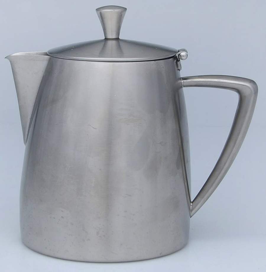 Stiletto (Stainless, Hollowware) Tea Pot by Oneida Silver-1