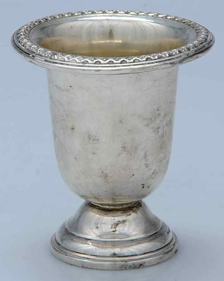 3000 (Sterling, Hollowware) Weighted Toothpick Holder by International Silver-1