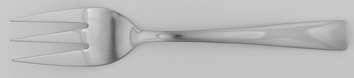 Zinc (Stainless) Solid Serving Fork by Oneida Silver-1