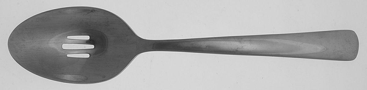 Aptitude (Stainless) Pierced Tablespoon (Serving Spoon) by Oneida Silver-1