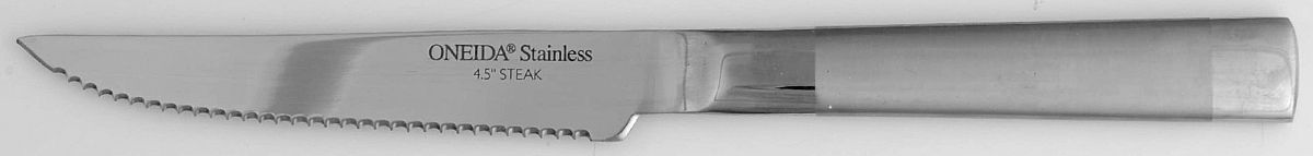 Performance Collection (Stainless) Individual Solid Handle Steak Knife by Oneida Silver-1