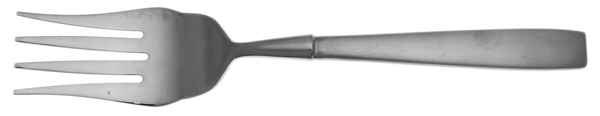 Everdine (Stainless) Cold Meat Fork Large, Stainless Tines HC by Oneida Silver-1