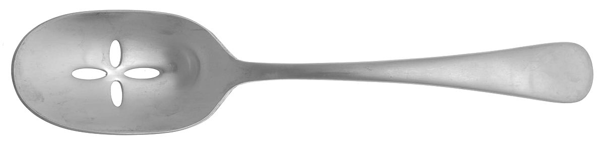 Chandler -Brushed (Stainless) Pierced Tablespoon (Serving Spoon) by Oneida Silver-1