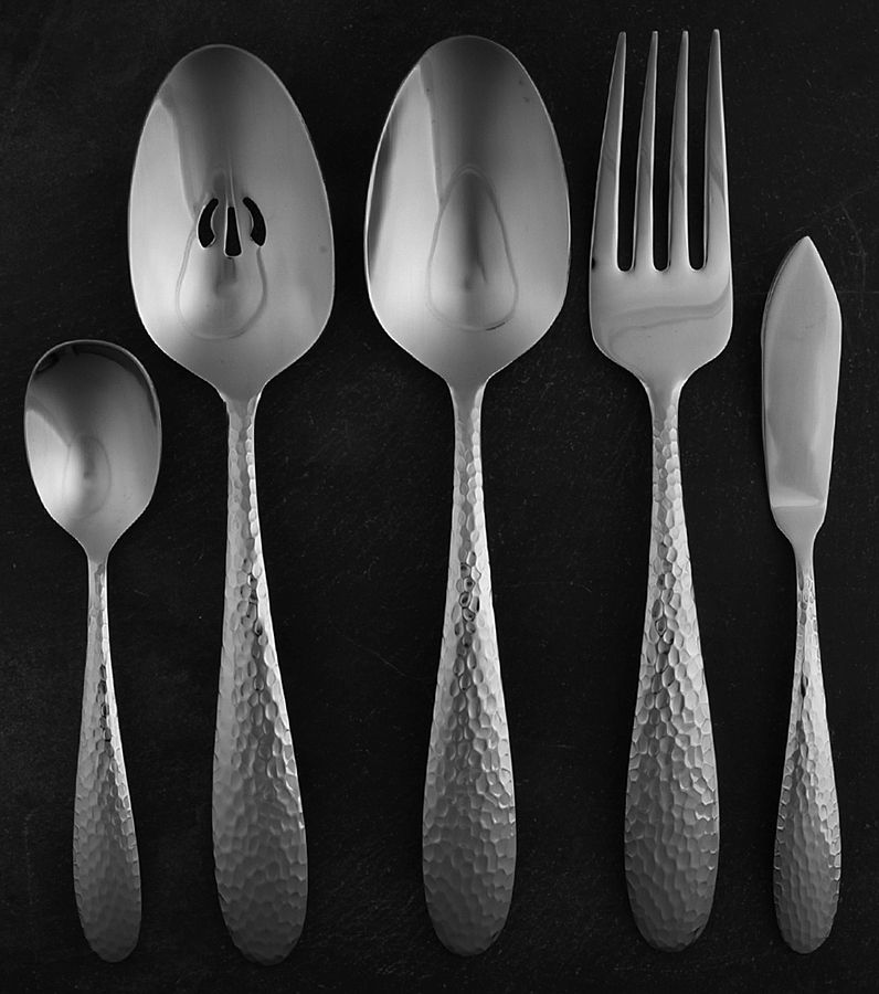 Reyna (Stainless) 5 Piece Hostess Set by Oneida Silver-1