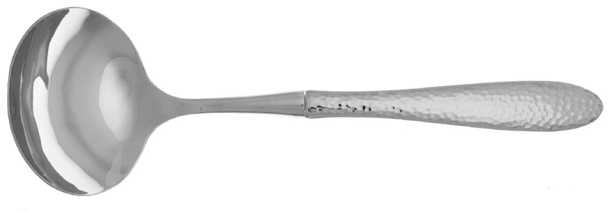 Reyna (Stainless) Gravy Ladle with No Spout Stainless Bowl HC by Oneida Silver-1