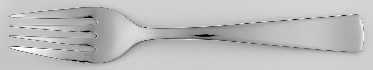 Grayson (Stainless) Medium Solid Cold Meat Serving Fork by Oneida Silver-1