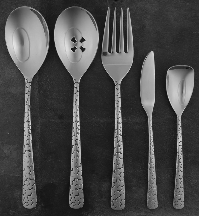 Lola (Stainless) 5 Piece Hostess Set by Oneida Silver-1