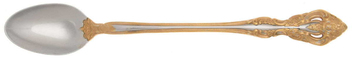 Golden Michelangelo (Stainless) Iced Tea Spoon by Oneida Silver-1