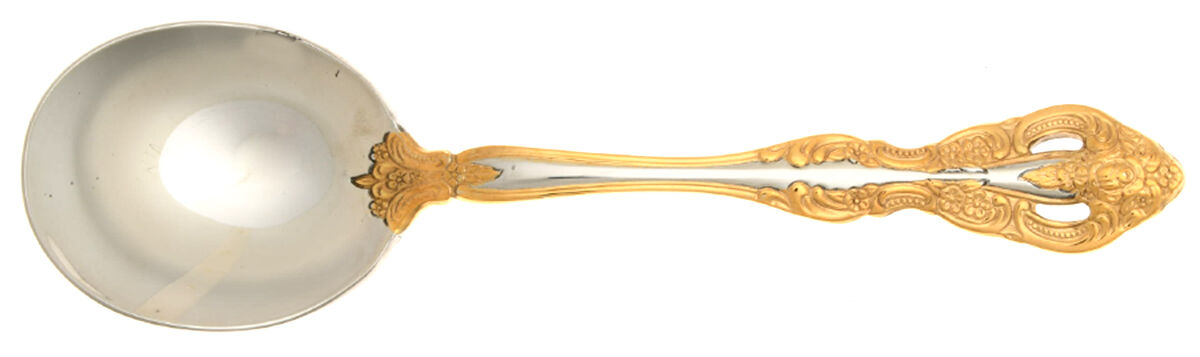 Golden Michelangelo (Stainless) Spoon-Soup/Round Bowl (G) HC by Oneida Silver-1