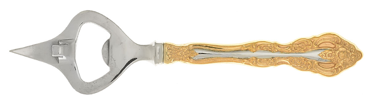 Golden Michelangelo (Stainless) Bottle/Can Opener with Stainless Bowl HC by Oneida Silver-1