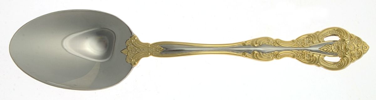 Golden Michelangelo (Stainless) Tablespoon (Serving Spoon) by Oneida Silver-1
