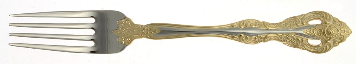 Golden Michelangelo (Stainless) Fork by Oneida Silver-1