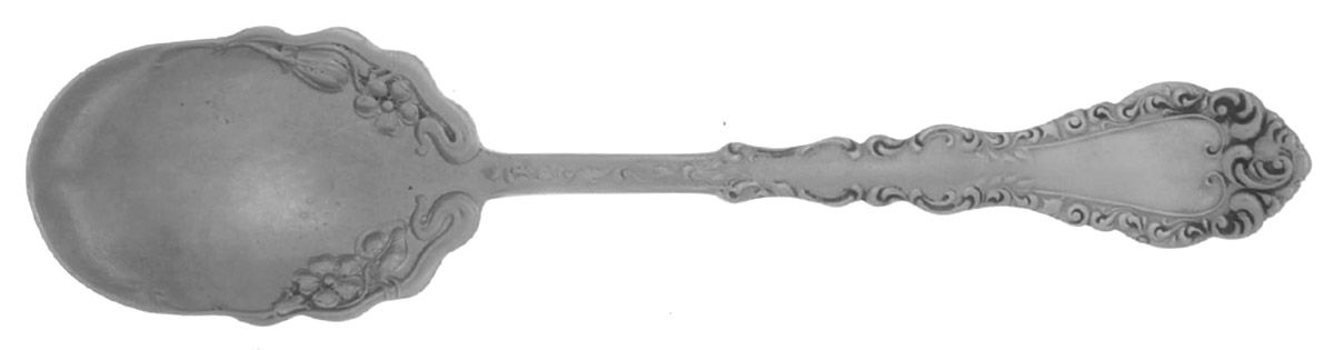 Webster I (Nickel Silver) Sugar Spoon by Oneida Silver-1