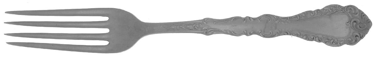 Webster I (Nickel Silver) Fork by Oneida Silver-1