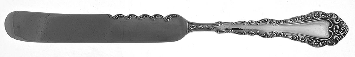 Webster I (Nickel Silver) Tea Knife Solid Piece by Oneida Silver-1