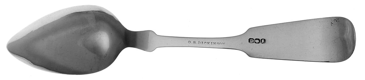 Coin Silver Flatware Teaspoon by Orrin S Dickinson-2