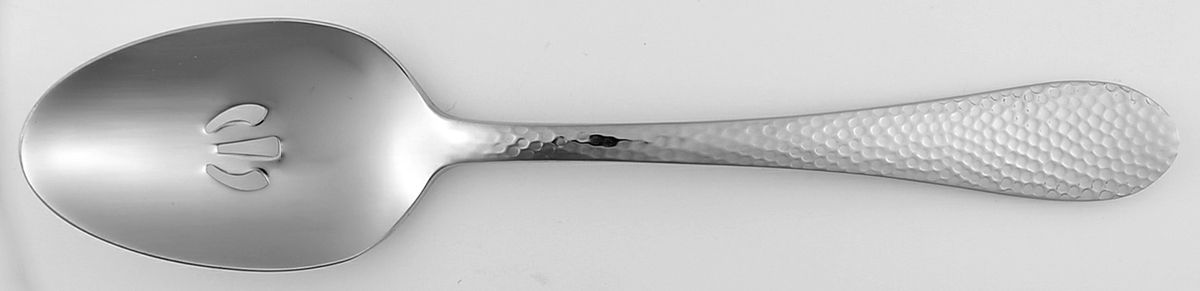 Tibet (Stainless) Pierced Tablespoon (Serving Spoon) by Oneida Silver-1