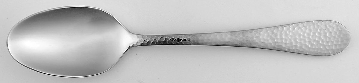 Tibet (Stainless) Place/Oval Soup Spoon by Oneida Silver-1