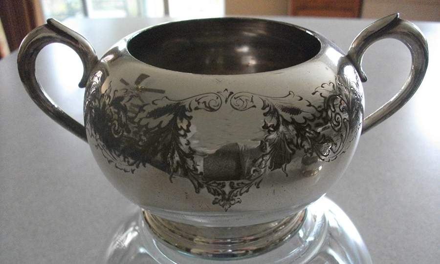 3678 (Silverplate, Hollowware) Sugar Bowl No Lid by Oneida Silver-1