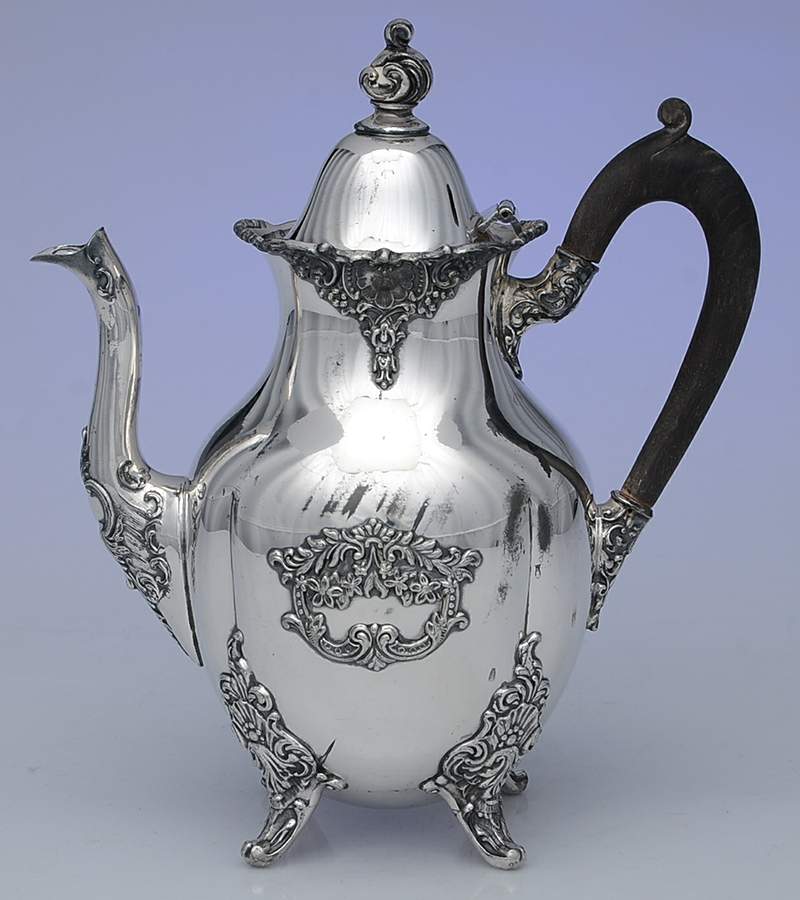 1204 (Silverplate, Hollowware) Teapot by Oneida Silver-1