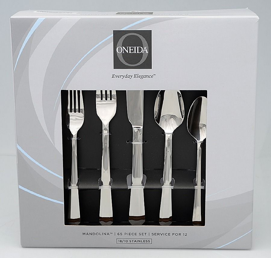 Chroma-Mandolina (Stainless) 65 Piece Set by Oneida Silver-1