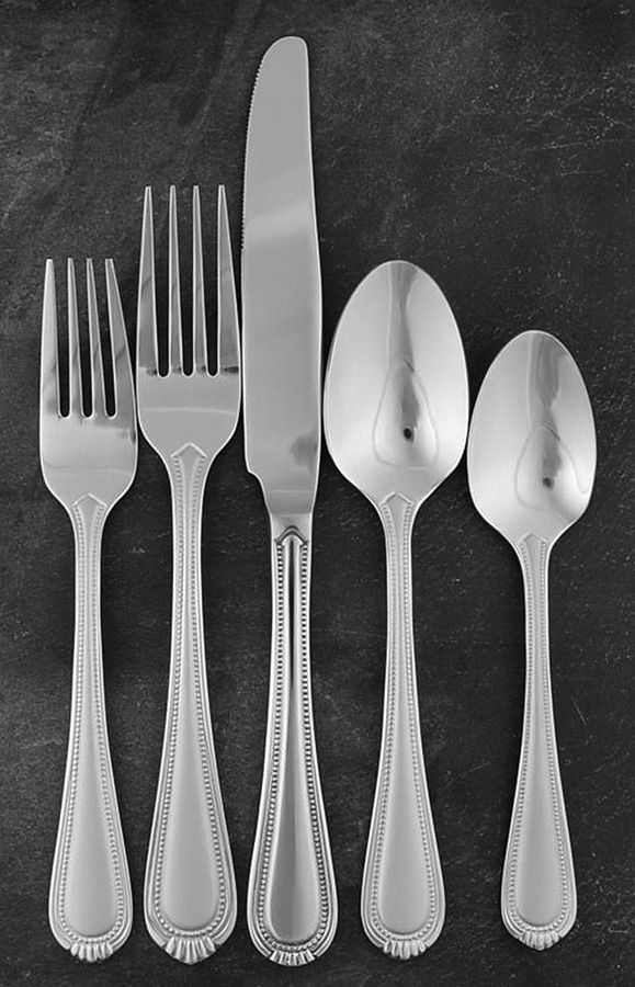 Satin Countess (Stainless) 5 Piece Place Setting by Oneida Silver-1