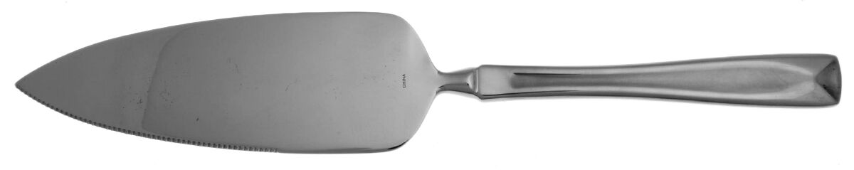 Satin Lincoln (Stainless) Pie Server with Serrated Stainless Blade HC by Oneida Silver-1