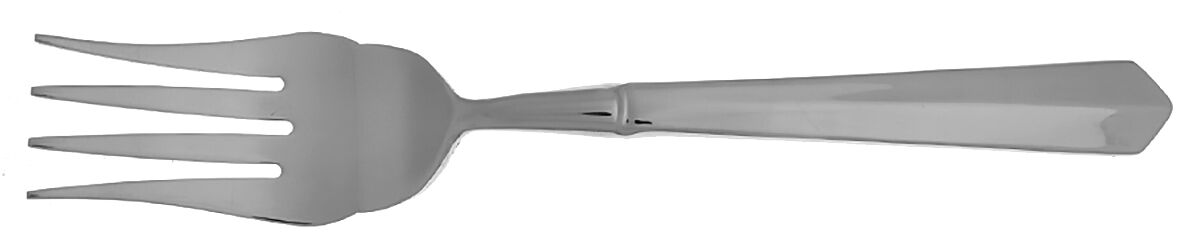 Vertica (Stainless) Cold Meat Fork Large, Stainless Tines HC by Oneida Silver-1